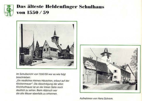 Heldenfingen Schulhaus